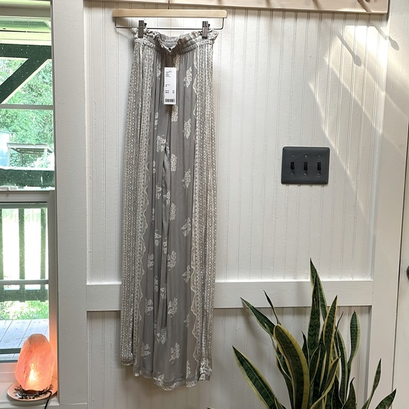 Out From Under Fleur wide leg paper bag pant - Picture 1 of 4